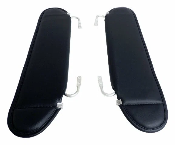 RT Off-Road RT52005 Sun Visor Set for 1987-1995 YJ Wrangler Black Sun Visor Set